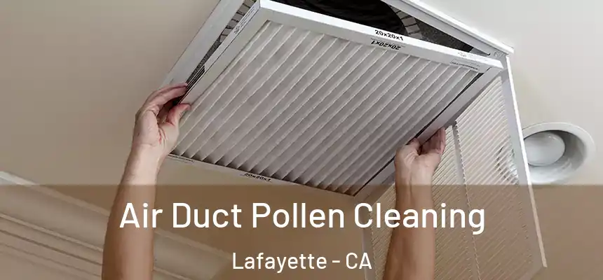  Air Duct Pollen Cleaning Lafayette - CA